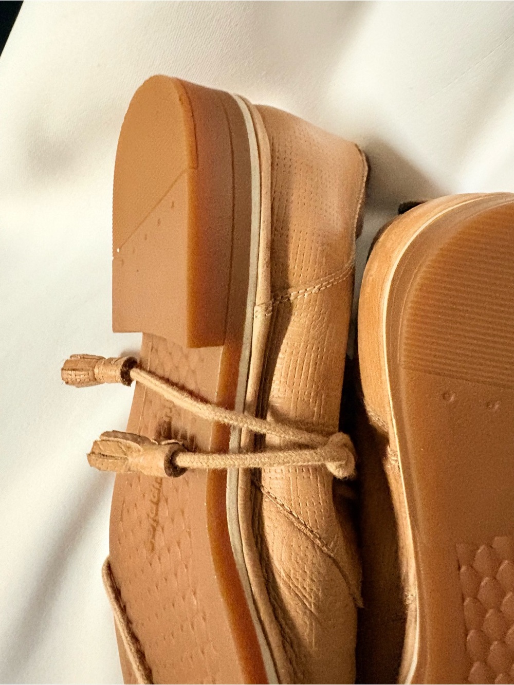Hush Puppies Men's Tan Leather Lace-Up Boots - Picture 4 of 5